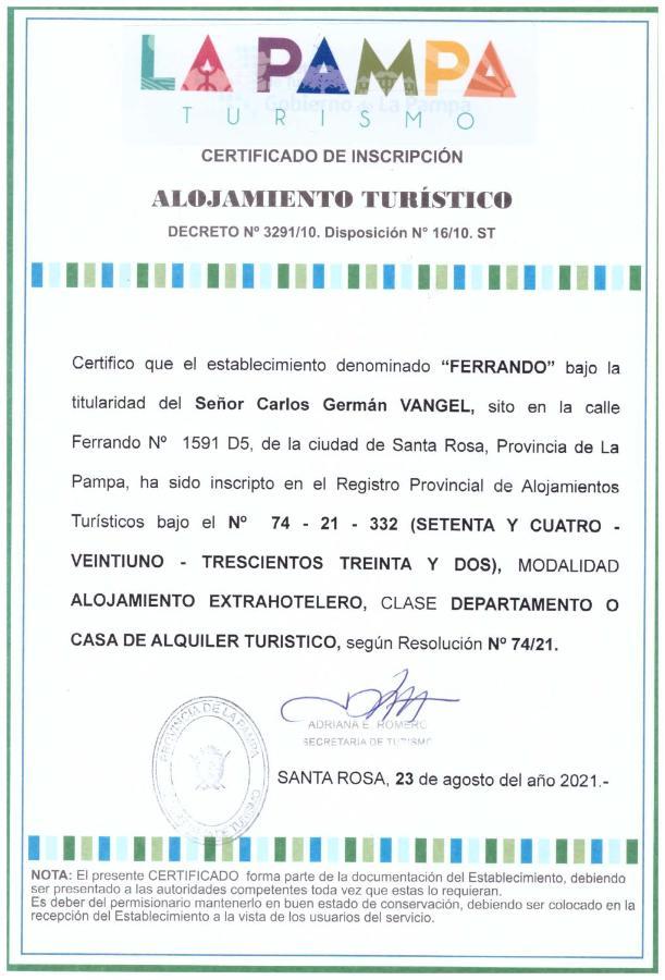 Departamentos Ferrando Lägenhet Santa Rosa  Exteriör bild